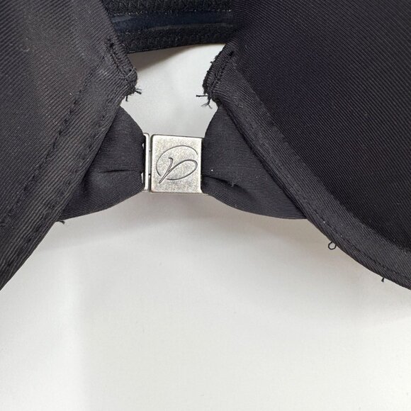 Parish Fe Black Racerback Underwire Bra 44DDD With Front Closure - Picture 6 of 8